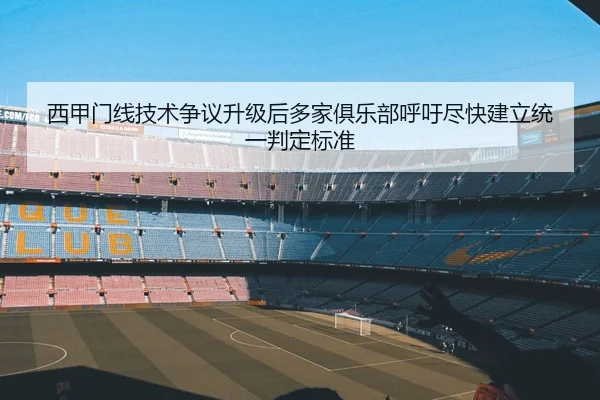 西甲门线技术争议升级后多家俱乐部呼吁尽快建立统一判定标准